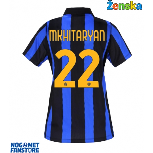 Inter Milan Henrikh Mkhitaryan #22 Domaci Dres za Ženska 2026-27 Kratak Rukav